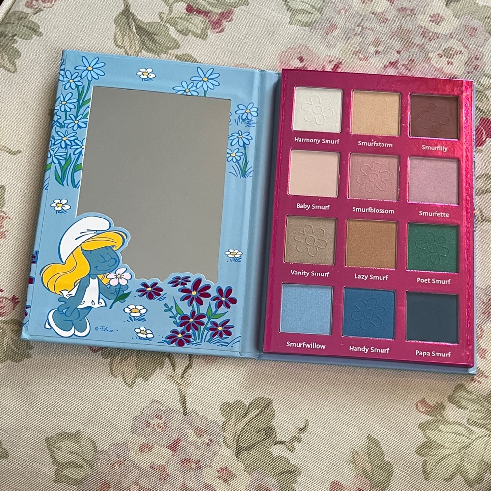 Last chance B4 donating.  NEW!  Smurfs Smurfette Eyeshadow Palette with Mirror - Picture 2 of 12